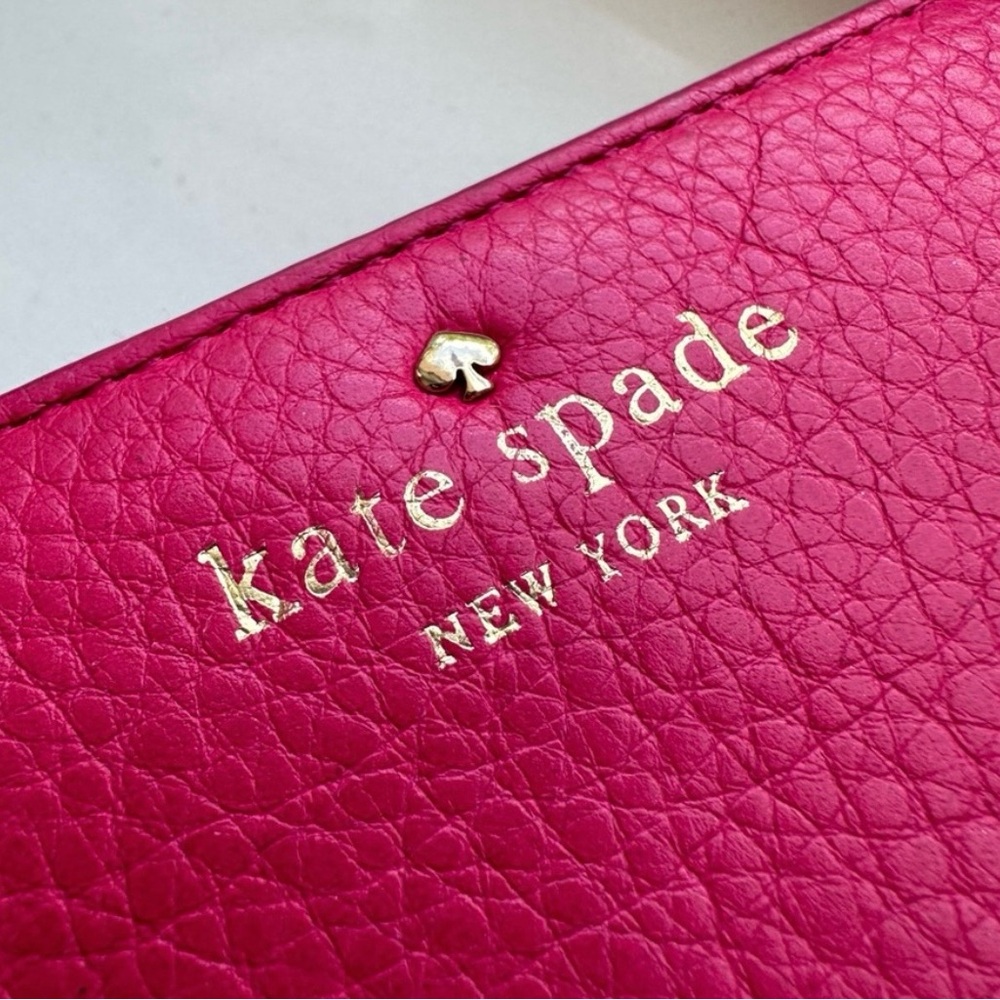 Kate Spade Fuchsia Leather Wallet - Picture 2 of 4